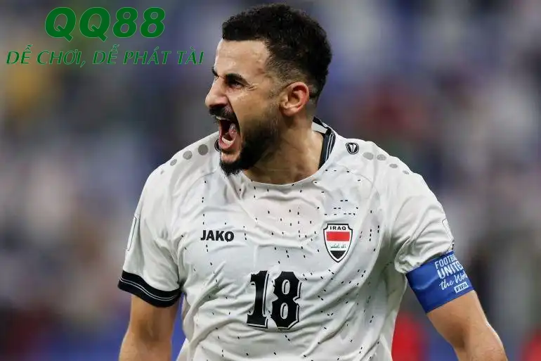Hussein tiếp tục là niềm hy vọng của ĐT Iraq. (Ảnh: Goal) Hussein tiếp tục là niềm hy vọng của ĐT Iraq. (Ảnh: Goal)