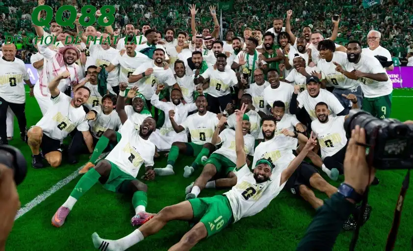 Dù vậy, không thể xem nhẹ Saudi Arabia. (Ảnh: Goal)